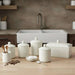 Rovill Ceramic Bread Bin 30.5X18X18cm - White Pan Home