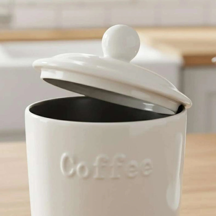 Rovill Coffee Canister 600ml - White