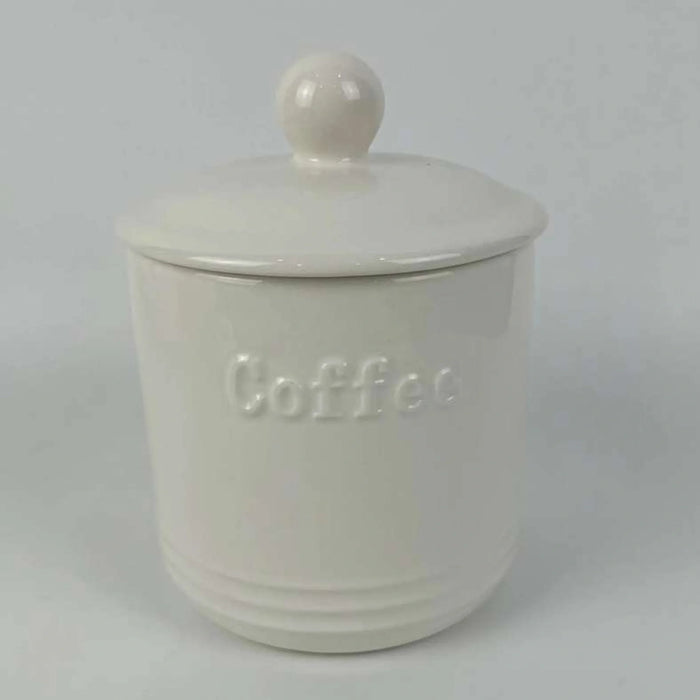 Rovill Coffee Canister 600ml - White