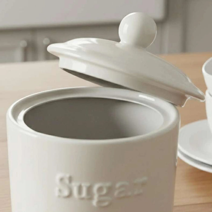 Rovill Sugar Canister 600ml - White