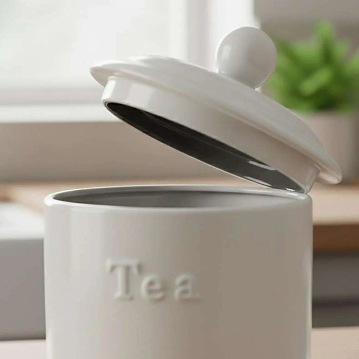Rovill Tea Canister 600ml - White