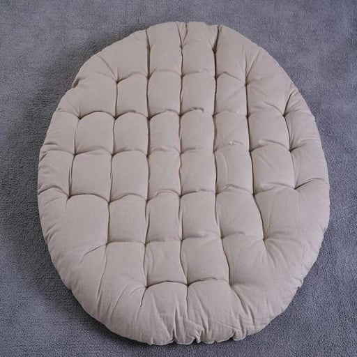 Roxy Round Floor Cushion Beige D100cm Pan Home