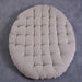 Roxy Round Floor Cushion Beige D100cm Pan Home
