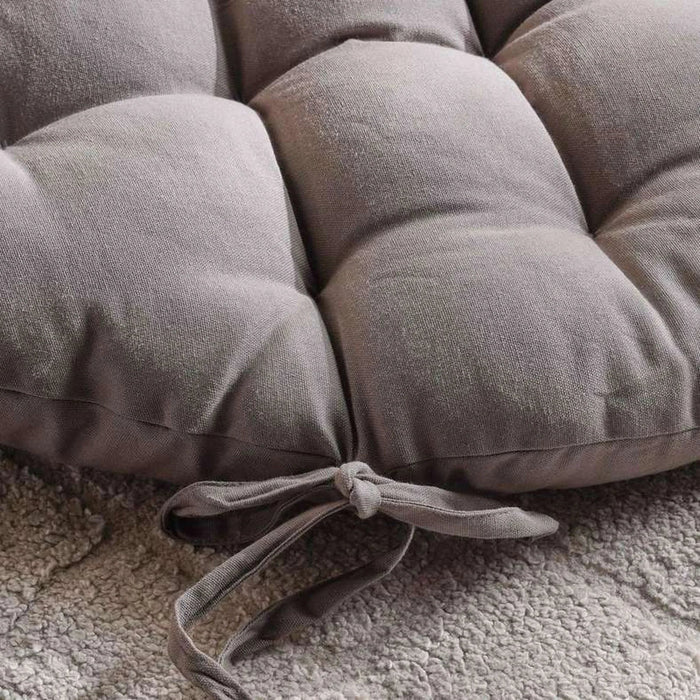 Roxy Round Floor Cushion Grey D100Cm Pan Home