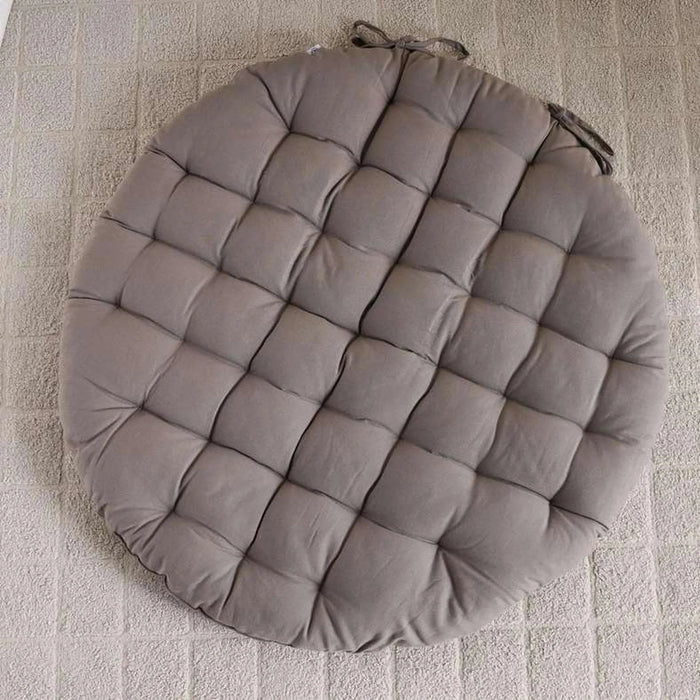 Roxy Round Floor Cushion Grey D100Cm Pan Home
