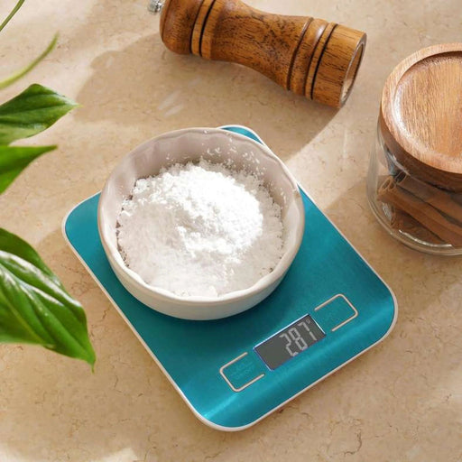 Roya Kitchen Scale 5kg - Chrome Pan Home