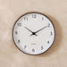 Rusell Wall Clock Dia 25Cm - Brown Pan Home