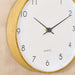 Rusell Wall Clock Dia 25Cm - Natural Pan Home
