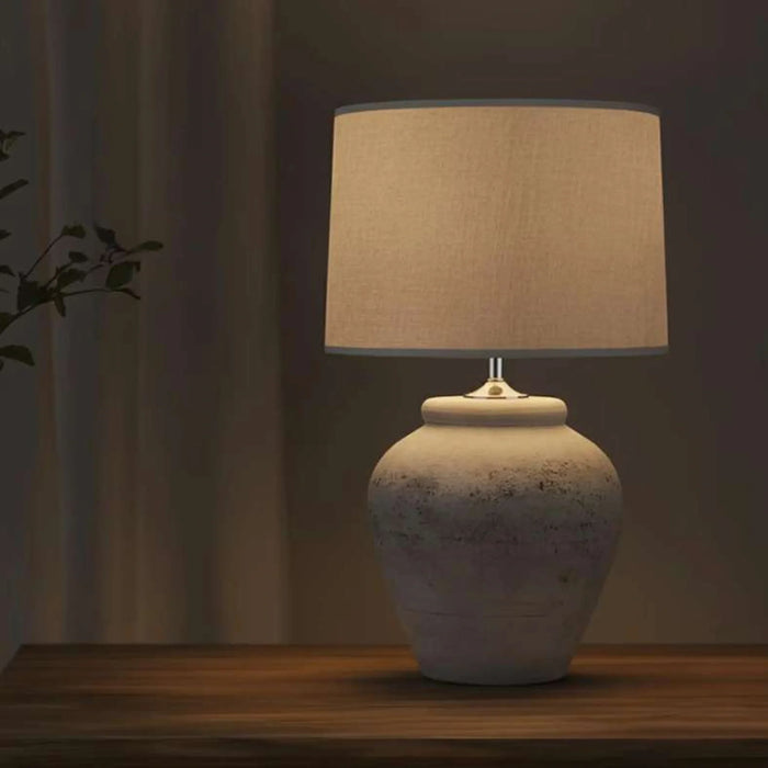 Rushdale E27 Ceramic Table Lamp 38X62Cm - Grey