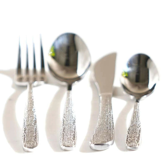Rylee 24-Piece Cutlery Set -Chrome Pan Home