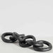 Sable Paper Mache Hand Painted Decor Chain Accent 55X14X7Cm - Black Pan Home