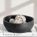 Sable Terracotta Decor Bowl 23X23X7Cm - Black Pan Home