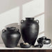 Sable Terracotta Decor Bowl 29X29X8Cm - Black Pan Home