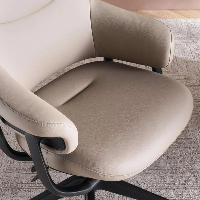 Saddle Task High Back Office Chair - Light Brown