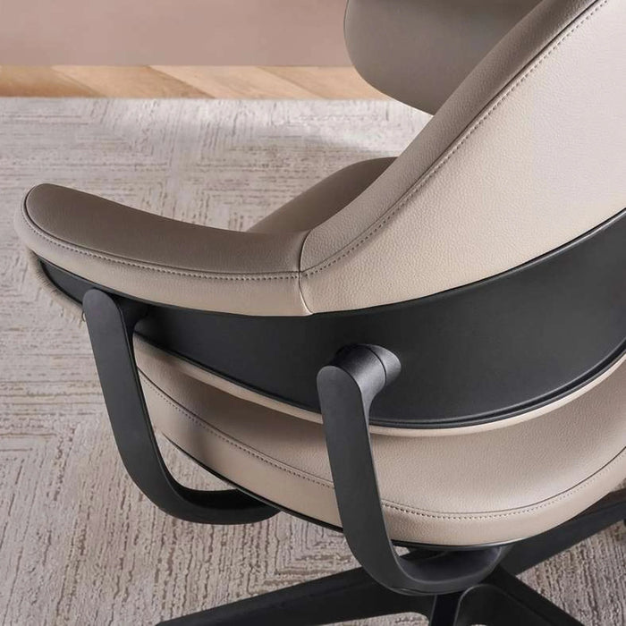 Saddle Task Low Back Office Chair - Light Brown