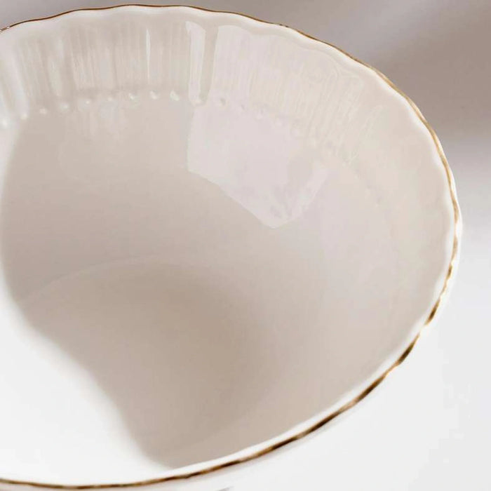 Safir Porcelain Cereal Bowl Dia14Cm -White