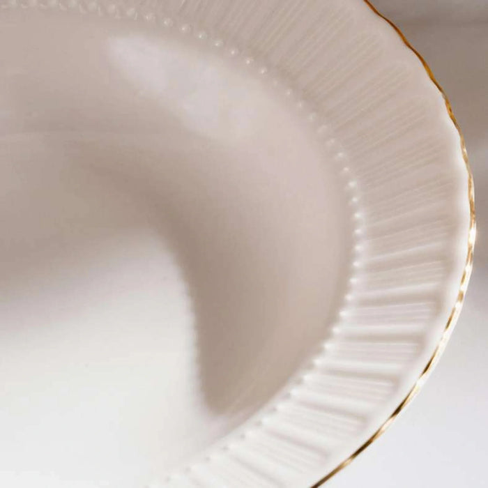Safir Porcelain Soup Plate Dia20.5Cm -White