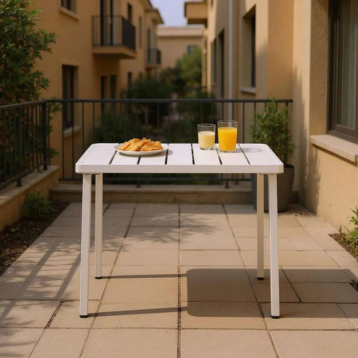 Saforaa Outdoor Dining Table - White