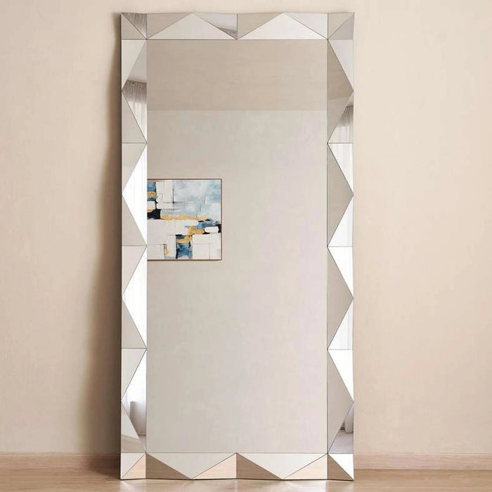 Saleen Floor Mirror 110X220Cm - Silver Pan Home