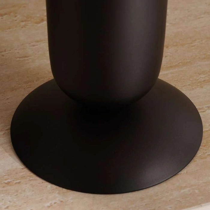 Salvador Metal Cylindrical Shape Vase 12.5X12.5X24Cm- Bronze