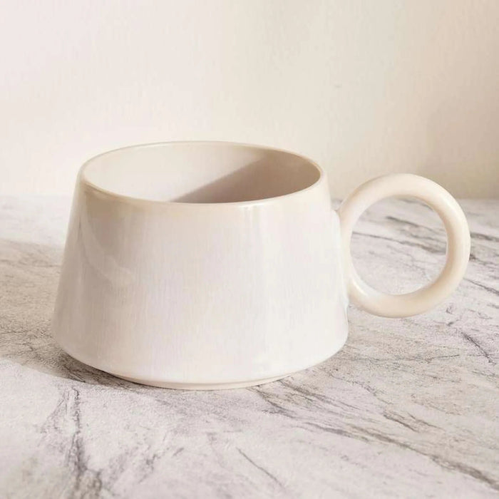 Samara Stoneware Mug 530Ml -Cream Pan Home