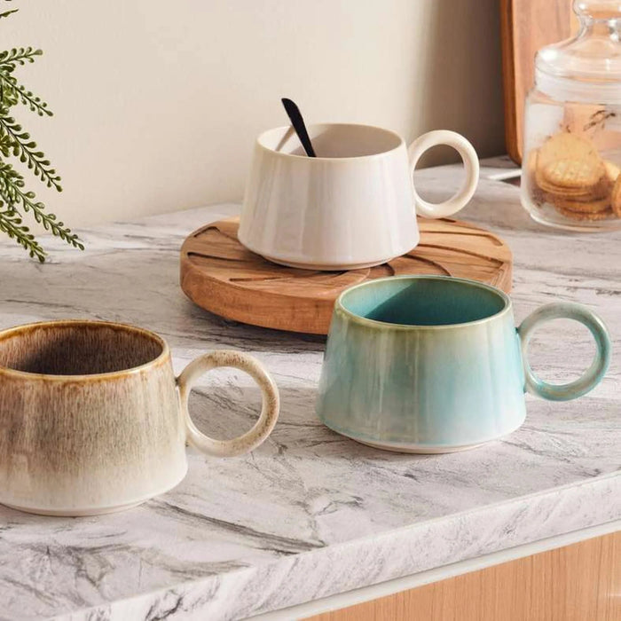 Samara Stoneware Mug 530Ml -Ocean Blue Pan Home