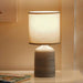Sanada E14 Ceramic Table Lamp Dia 16X33Cm - Silver Pan Home