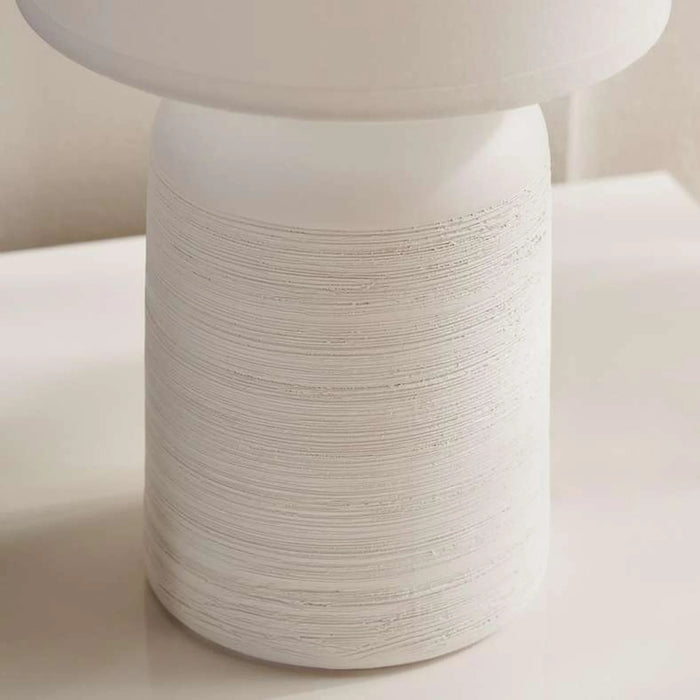 Sanada E14 Ceramic Table Lamp Dia 16X33Cm - White
