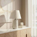 Sanada E27 Ceramic Table Lamp 25X39Cm - Beige Pan Home
