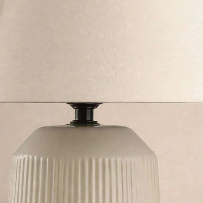 Sanada E27 Ceramic Table Lamp 25X39Cm - Beige Pan Home