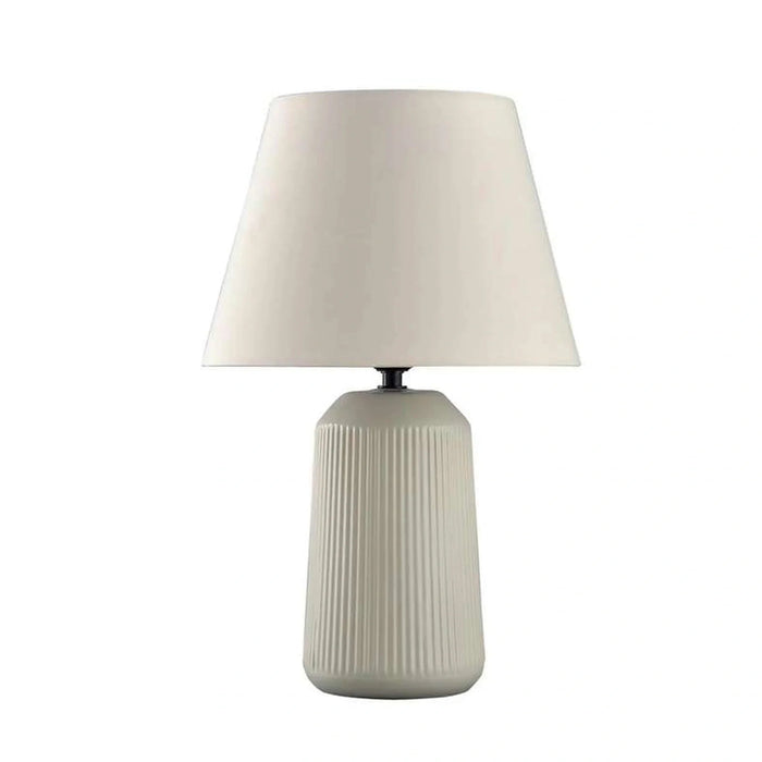 Sanada E27 Ceramic Table Lamp 25X39Cm - Beige Pan Home