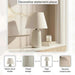 Sanada E27 Ceramic Table Lamp 25X39Cm - Beige Pan Home