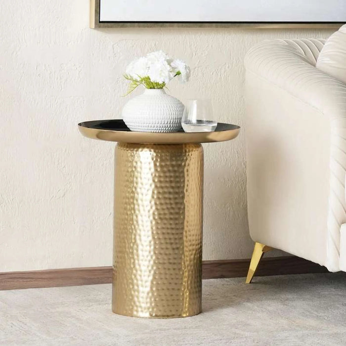 Sanadah End Table Large - Black & Gold