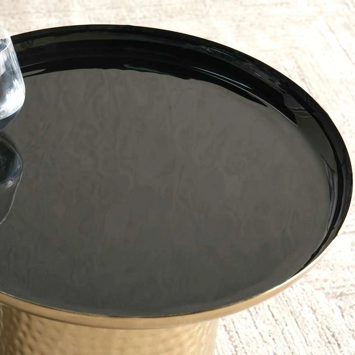 Sanadah End Table Large - Black & Gold