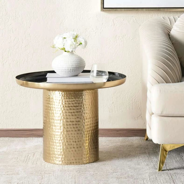 Sanadah End Table Small - Black & Gold