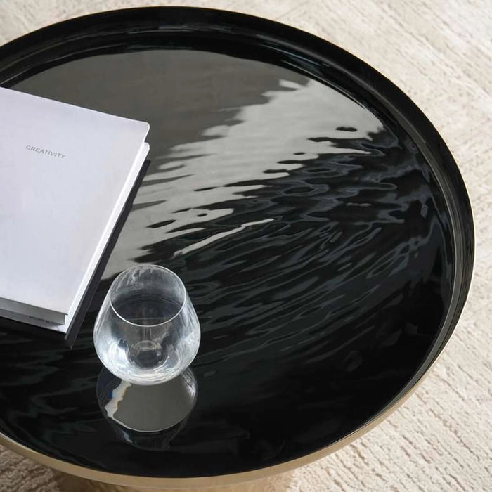 Sanadah End Table Small - Black & Gold