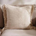Sanctuary Linen Textured Fringed Cushion Cover - Off White Pan Home