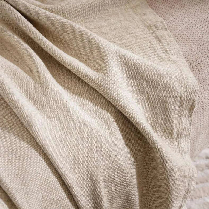 Sanctuary Linen Textured Throw 130X170Cm - Linen Pan Home