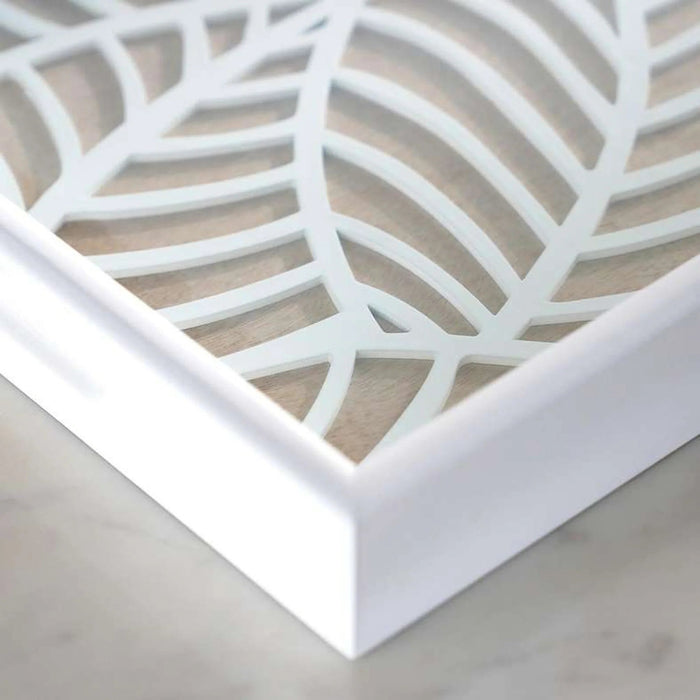 Sandrift Decor Tray 25X35X4Cm - White Pan Home