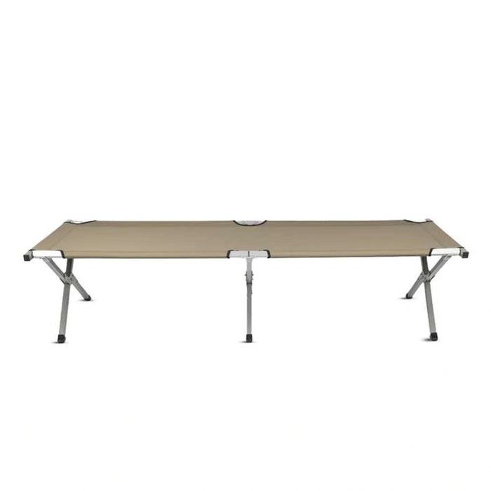 Sandsky Foldable Camping Bed Cum Bench  - Brown Pan Home