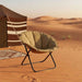 Sandsky Round Foldable Camping Chair - Brown Pan Home
