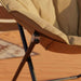Sandsky Round Foldable Camping Chair - Brown Pan Home