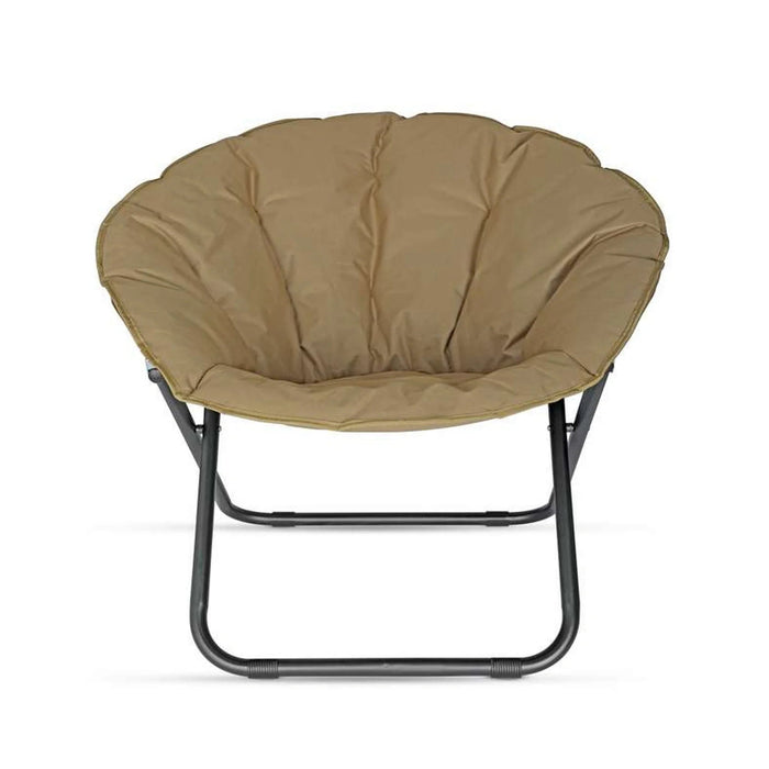 Sandsky Round Foldable Camping Chair - Brown Pan Home