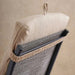 Sandstone Textured Water Repellant Outdoor Sun Lounger Seat Pad 43X114X5Cm - Taupe Pan Home