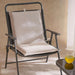 Sandstone Water Repellant Outdoor Sun Lounger Seat Pad 45X90X5Cm - Taupe Pan Home