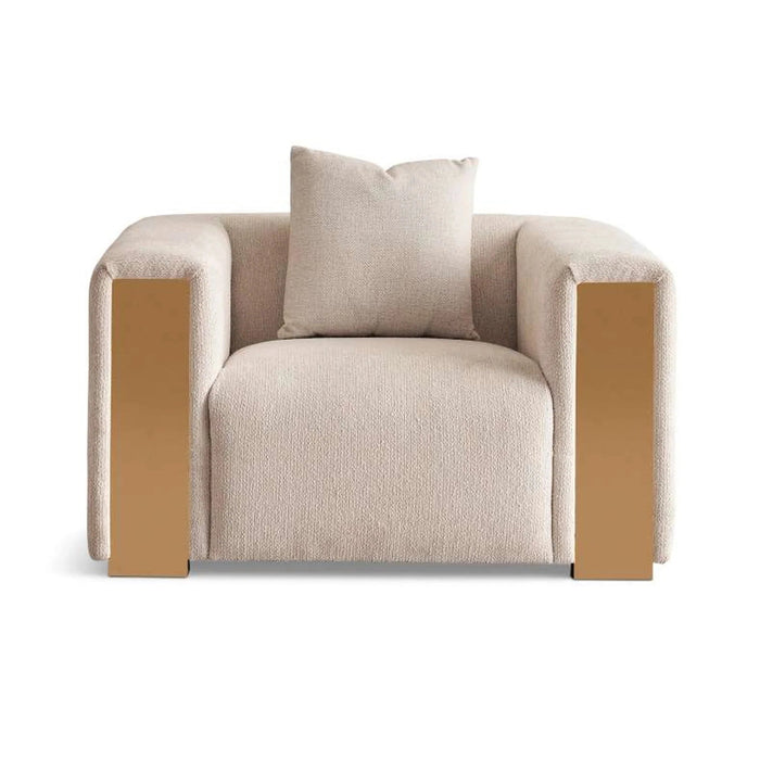 Sano Single Seater Sofa - Cream Pan Home