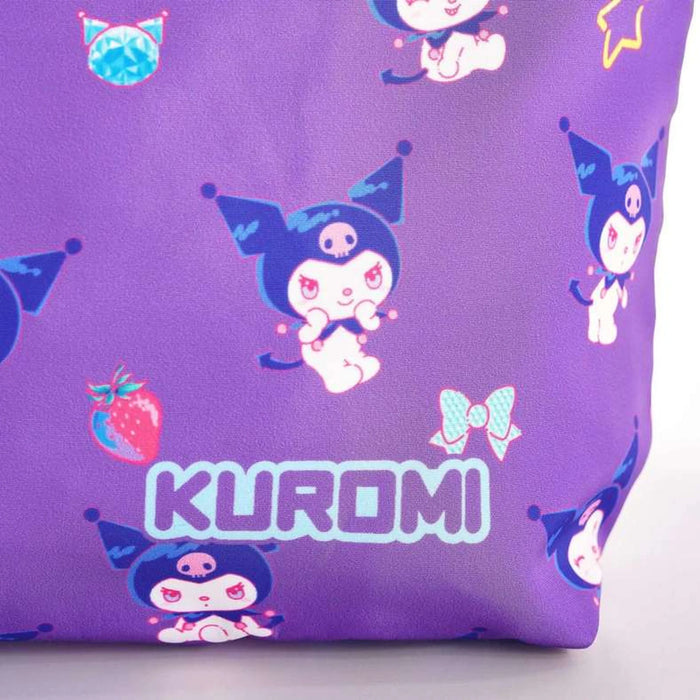 Sanrio Kuromi 3-Compartment Multipupose Case 25X7.5X15Cm-Purple