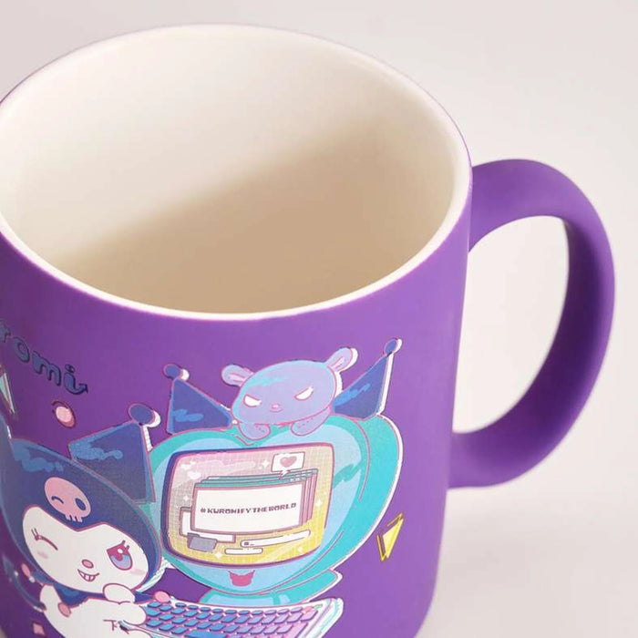 Sanrio Kuromi Ceramic Cup 390Ml 12X9X10.6Cm - Purple