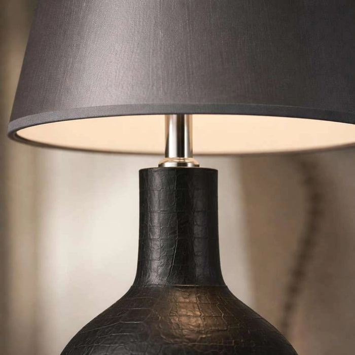 Santiago E27 Polyresin Table Lamp 37X62Cm - Black