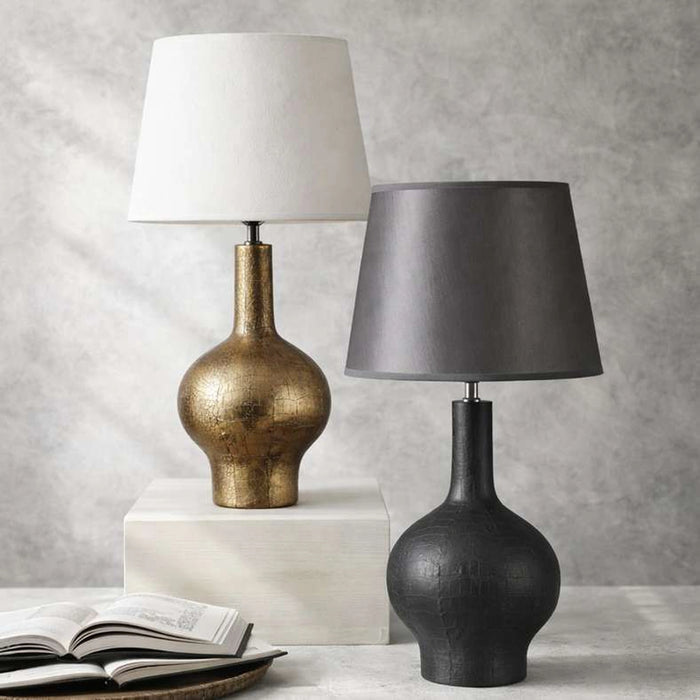 Santiago E27 Polyresin Table Lamp 37X62Cm - Black